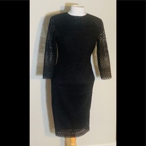 Rachel parcel black lace dress